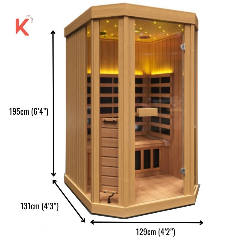 2 Person Gentle Heatwave Vision T2 Infrared Sauna - Image 3