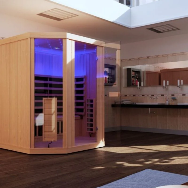 3 Person Gentle Heatwave Vision T3 Infrared Sauna - Image 5