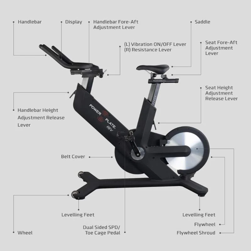 Power Plate REV™ Indoor Exercise Bike - Image 4