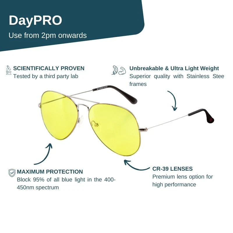 Red Light Rising Hypnos Blue Blocking Glasses - Image 6