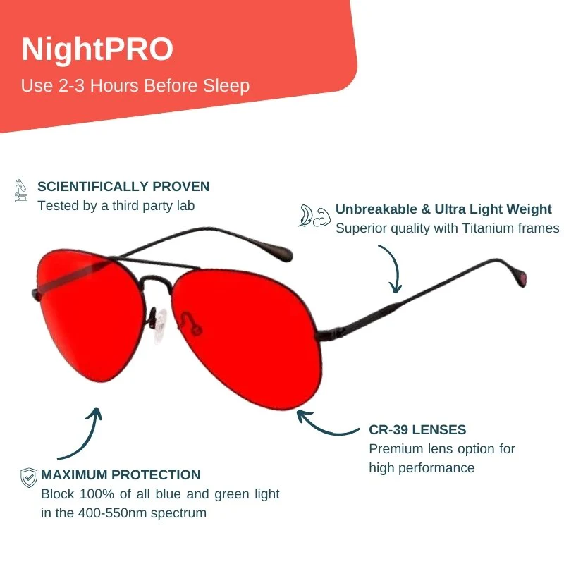 Red Light Rising Morpheus Blue Blocking Glasses - Image 8