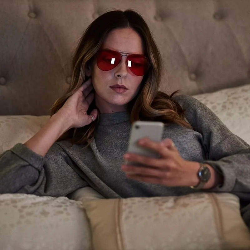 Red Light Rising Morpheus Blue Blocking Glasses - Image 9